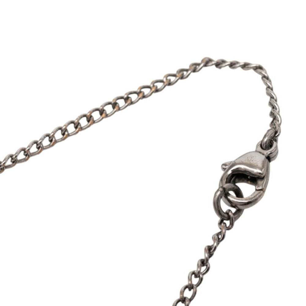 CHANEL Silver Logo Necklace - Picture 4 of 5